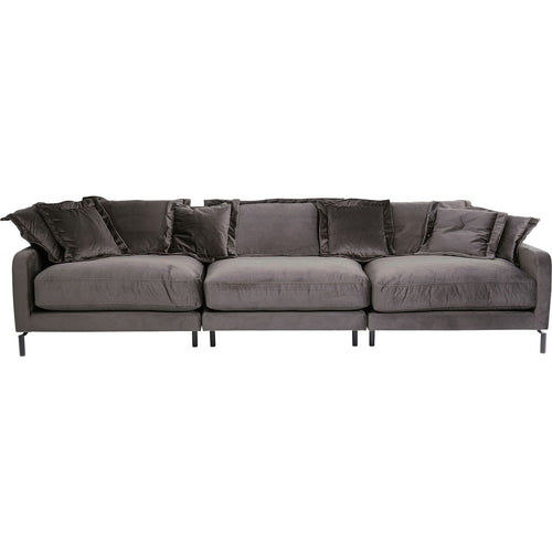 Kare Design Sofa Lullaby XL fluweel taupe - vtwonen shop
