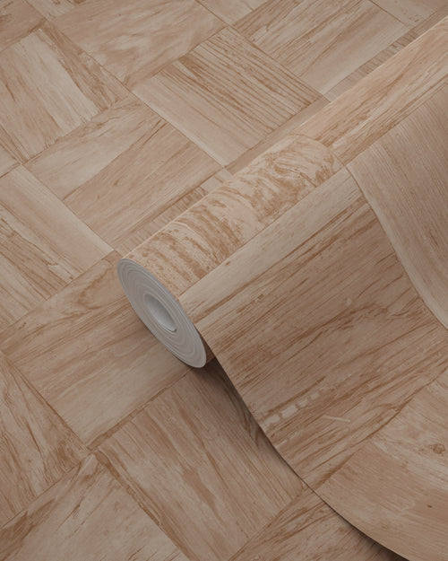 Origin Wallcoverings behang sloophout motief terracotta roze - 50 x 900 cm - 347931 - vtwonen shop