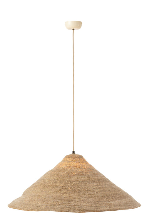 J-Line hanglamp Hoed Moonj - gras - naturel - large