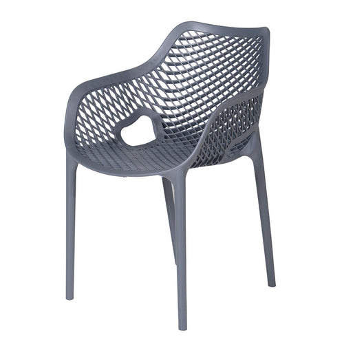 Garden Impressions tuinstoel Air Xl donker grijs - 2 stuks - vtwonen shop