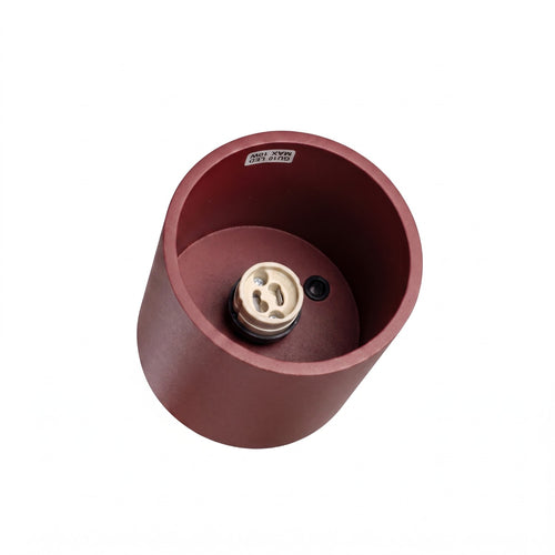 Sollux Lighting Plafondlamp ORBIS 1 bordeaux - 10x10x10cm