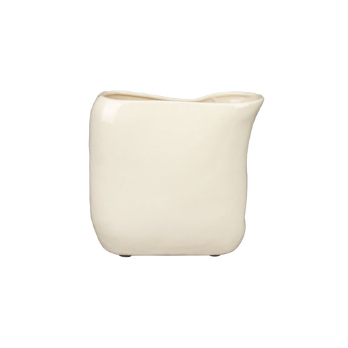 Dutchbone Edna Vaas 18 cm Beige - vtwonen shop