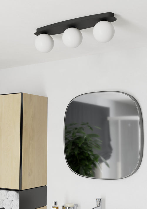 EGLO plafondlamp Castrovido - badkamer - zwart