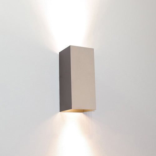 Artdelight wandlamp Dante - 2 lichts - 6.7  x 15.4   cm - champagne