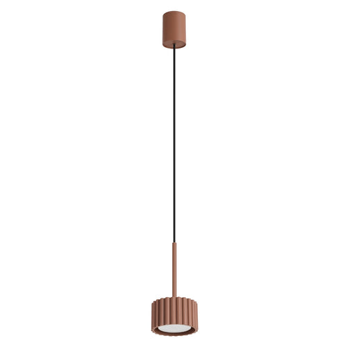 Sollux Lighting Hanglamp AURA 1 mokka Gx53 - 10x10x125cm