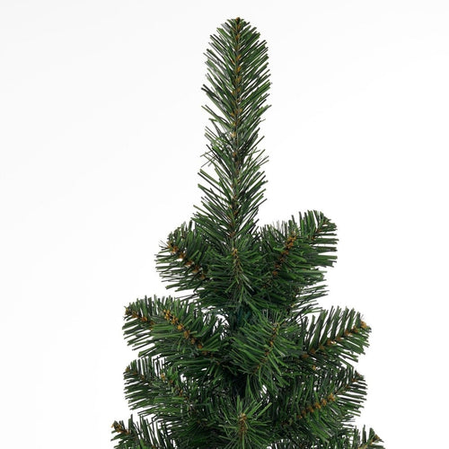 Black Box Trees Charlton Kerstboom Slank Pilaarmodel - Kerstversiering met Natuurlijke Look - Kunstboom met Scharnierconstructie voor Snel Opzetten -