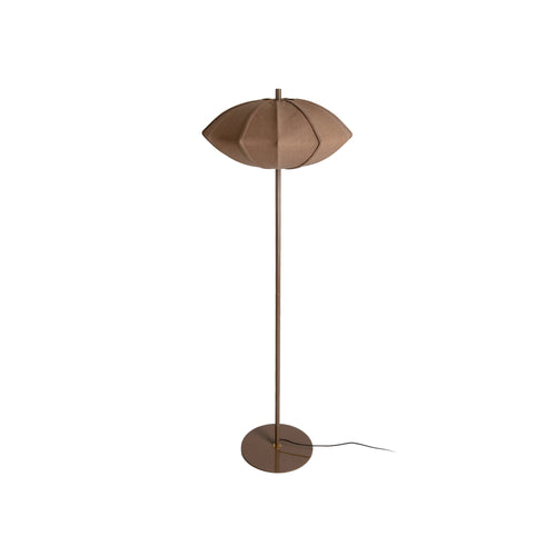 Leitmotiv vloerlamp Paris Disc - bruin - Ø50cm