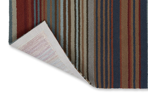 Vloerkleed Harlequin Spectro Stripes-Teal/Sedonia/Rust Outdoor 200x280 cm - vtwonen shop