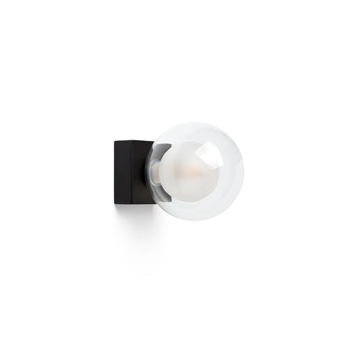 Faro Perla Badkamerwandlamp Zwart 1x G9 IP44