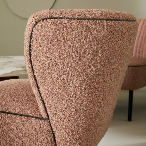 Calicosy - fauteuil GINA - B74 cm - Roze 74x61x72 cm