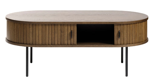Rebellenclub Salontafel Taree - 120 x 60 cm - Smoked Eiken