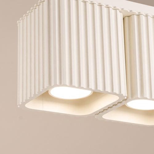 Sollux Lighting Plafondlamp RIFF 2 beige GU10 - 20,5x10x12cm