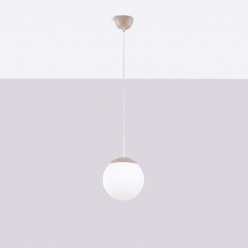Sollux Lighting Hanglamp UGO 20 taupe - 20x20x110cm