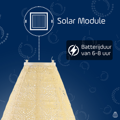 Lumiz solar lampion - gele set - 3 stuks - vtwonen shop