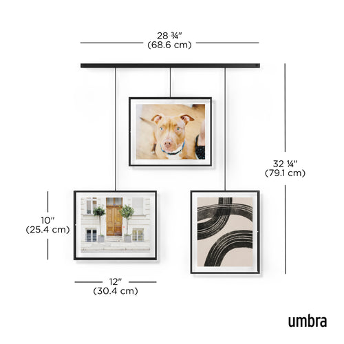 Umbra Exhibit, set van drie fotolijsten van 20 x 25 cm - vtwonen shop
