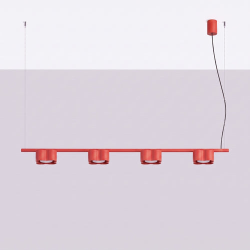 Sollux Lighting Kroonluchter OVIO 4 rood Gx53 - 122x12x208cm