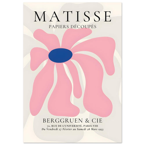 Artfulprints Poster Matisse - Pink floral dream   - 50x70 cm - Roze