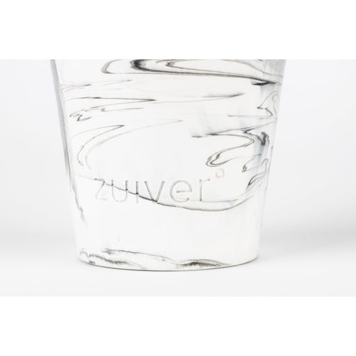Zuiver Conic Vase M Black/White - Grijs - vtwonen shop