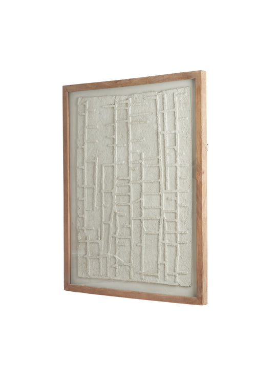 Light & Living ornament HAIPA - 74x2x90cm - wit