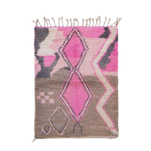 AFK Living vloerkleed Berber - handgemaakt - Wol - 112 x 163 cm