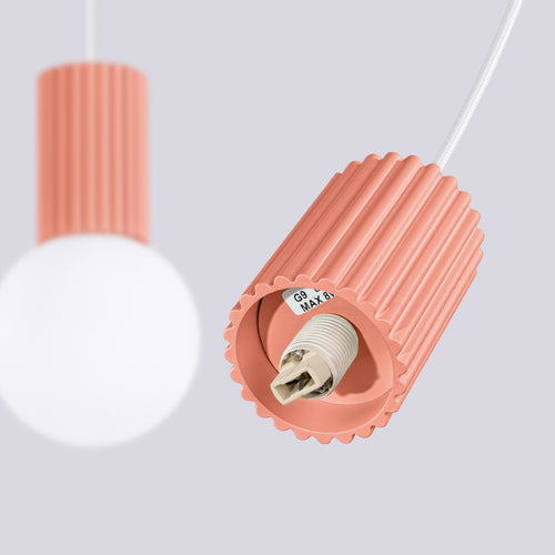 Sollux Lighting Hanglamp HALO 2L perzik - 33,5x6x120cm