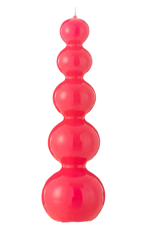 J-Line kaars Kalebas - fuchsia - 25U