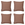 Madison sierkussen Panama - beige - 60x60x10cm - set van 4