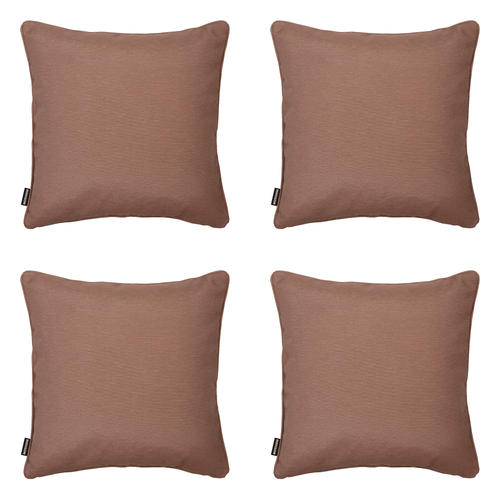 Madison sierkussen Panama - bruin - 60x60x10cm - set van 4
