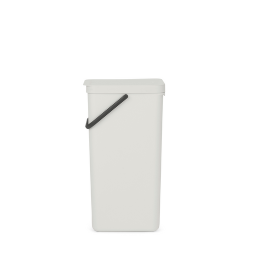 Brabantia Sort & Go afvalemmer, 40 liter - Light Grey
