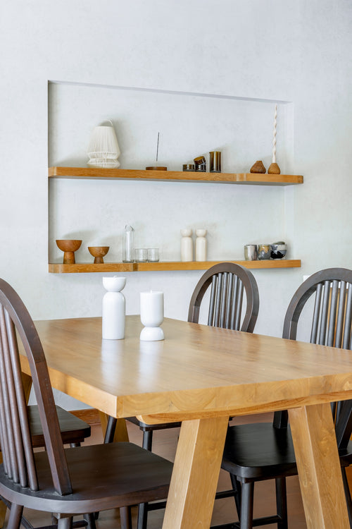 Originalhome kaars organische vorm - lichtgrijs - S - vtwonen shop