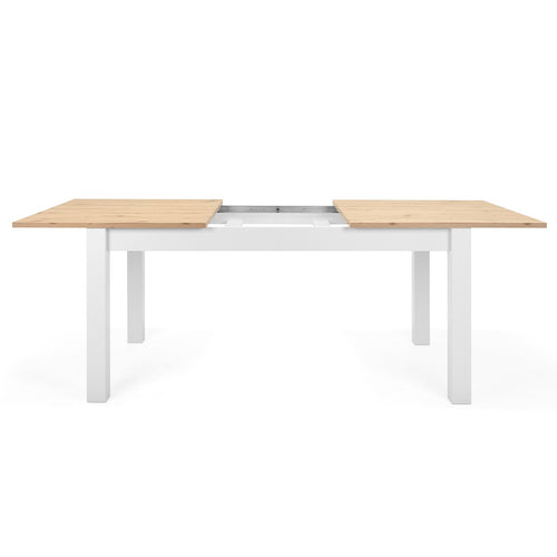 Calicosy - BERGEN Uitschuifbare eettafel - Naturel - 90x160x75 cm