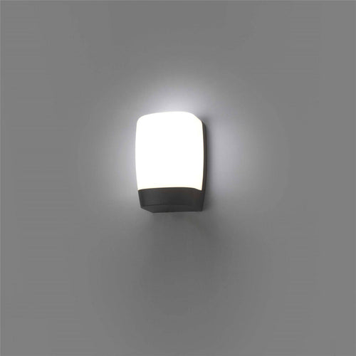 Faro Pol - LED-buitenwandlamp wit, donkergrijs IP54