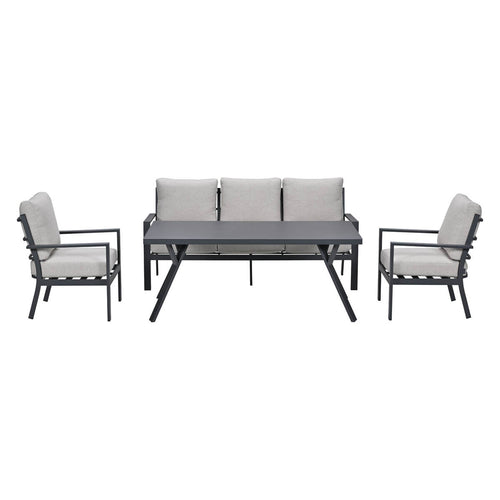 Garden Impressions Senja lounge dining set 4-delig - sandstone