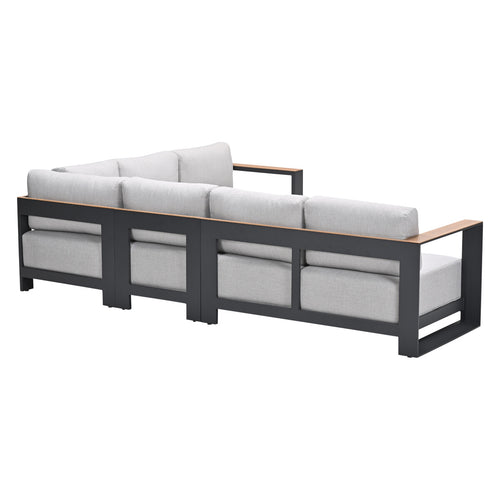 Garden Impressions Loungebank Malakka 4-delig - taupe
