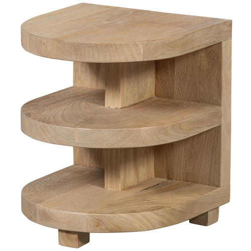 WOOOD bijzettafel Darren - Mangohout - Naturel - 42x36x36