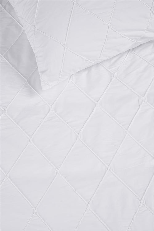 Riviera Maison dekbedovertrek Elegance - 260x200/220 cm - wit