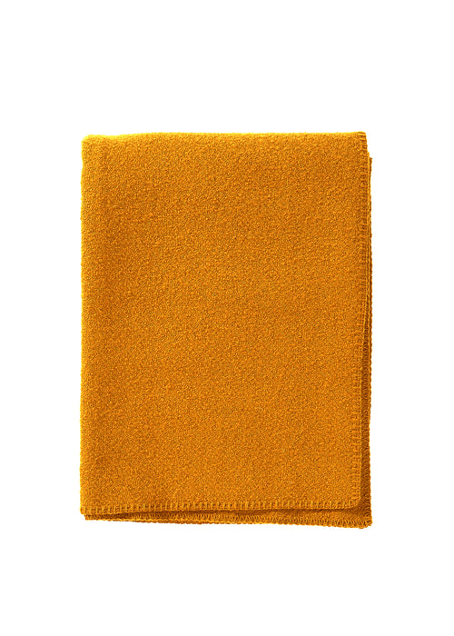 Klippan 100% wollen deken - Boucle -oker - 140x200cm - vtwonen shop