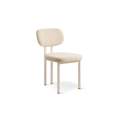 Set van 2 stoelen met gesp Sam boucle beige - 52x51x82cm