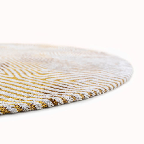 Louis De Poortere vloerkleed Yellow Hippy - geel - 140x140cm - vtwonen shop