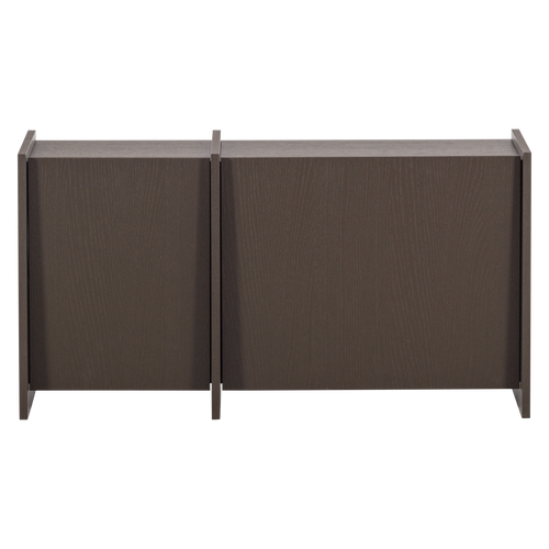 WOOOD tv meubel 102 cm Brock - Essen Fineer - Middenbruin - 53x102x44