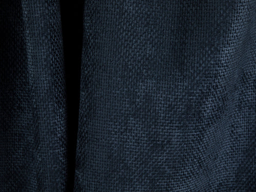Cosmopolitan Design Converteerbare panoramische bank met opbergdoos Tonale 5-zits, chenille marineblauw - 149x362x88cm