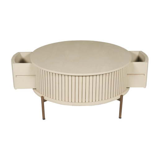 Starfurn  salontafel Madison - beige - 80x80x40cm - vtwonen shop