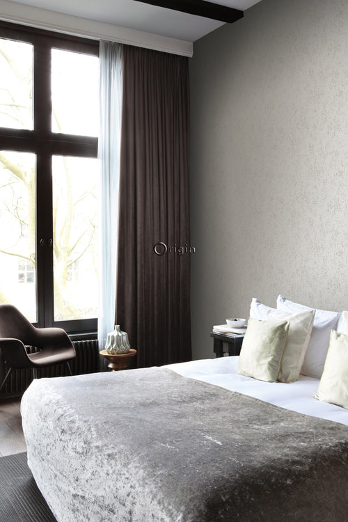 Origin Wallcoverings behang metaal-look taupe - 53 cm x 10,05 m - 347614 - vtwonen shop