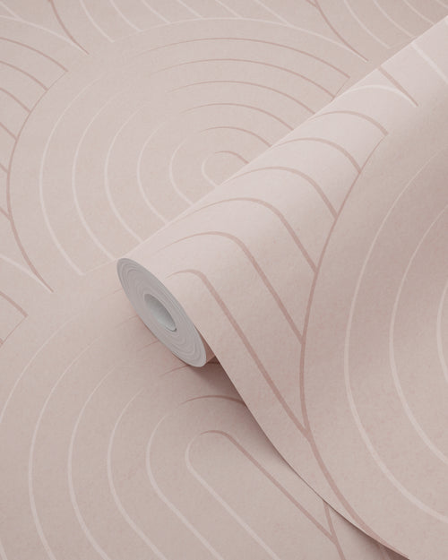 ESTAhome behang 3D-motief roze - 50 x 900 cm - 131108 - vtwonen shop