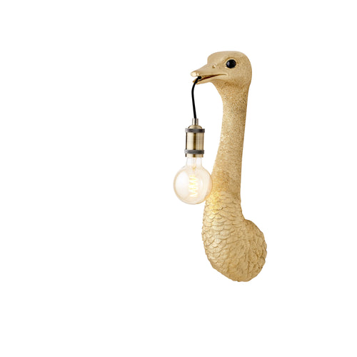 Light & Living wandlamp Ostrich - goud - 18x15.5x57.5cm - vtwonen shop