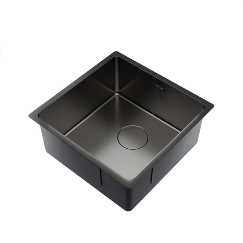 LOMAZOO Spoelbak Keuken Nexus - 40 x 40 cm - Gun Metal - RVS