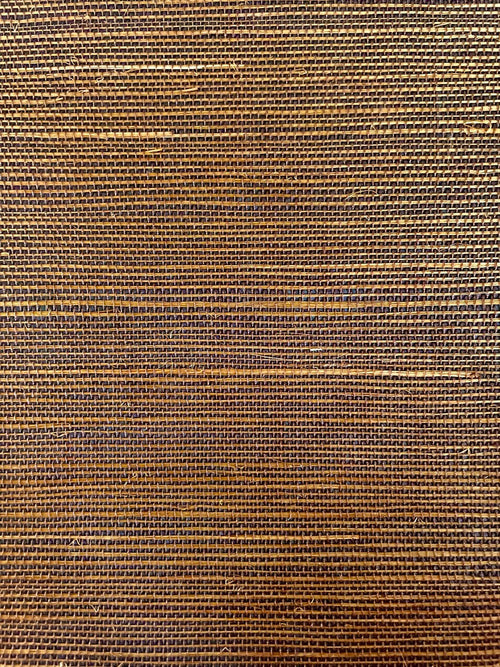 Behang Sisal goudbruin