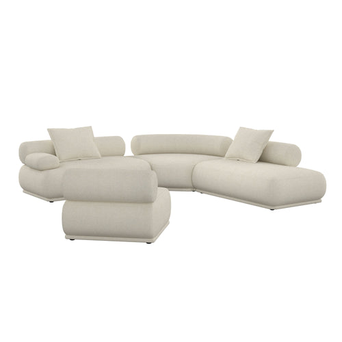 Zuiver Rembrandt 7,5-Zitsbank Links Beige