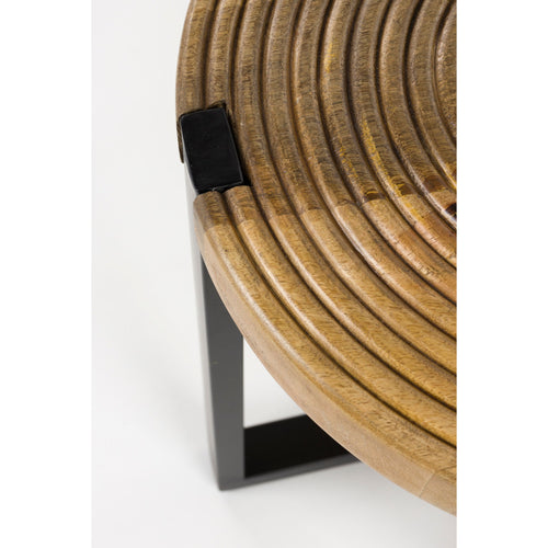 Housecraft Living Buz Bijzettafel Rond 40 cm Mangohout - Bruin - vtwonen shop