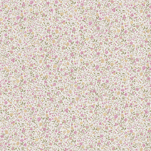 Sanders & Sanders behang bloemetjes paars, groen en geel - 53 cm x 10 m - 640394